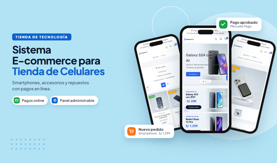 Tienda Online de Celulares y Accesorios